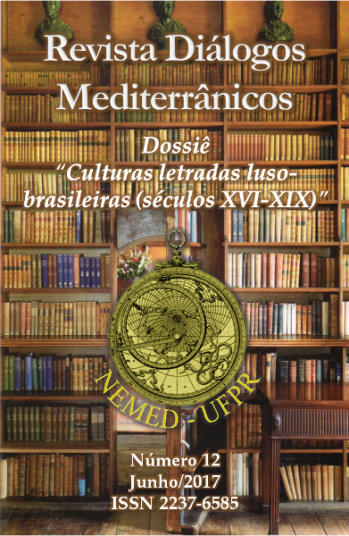 Revista Diálogos Mediterrânicos cover